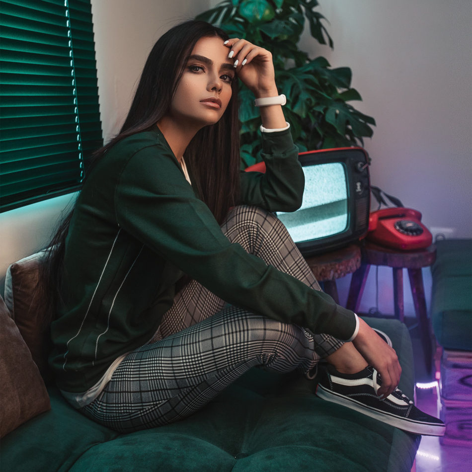 Woman on Couch